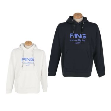 ピン PING　メンズ 全方向 ストレッチ 裏毛スウェット 長袖 フーディ プルオーバー 621-5162103　2025年モデル 詳細1