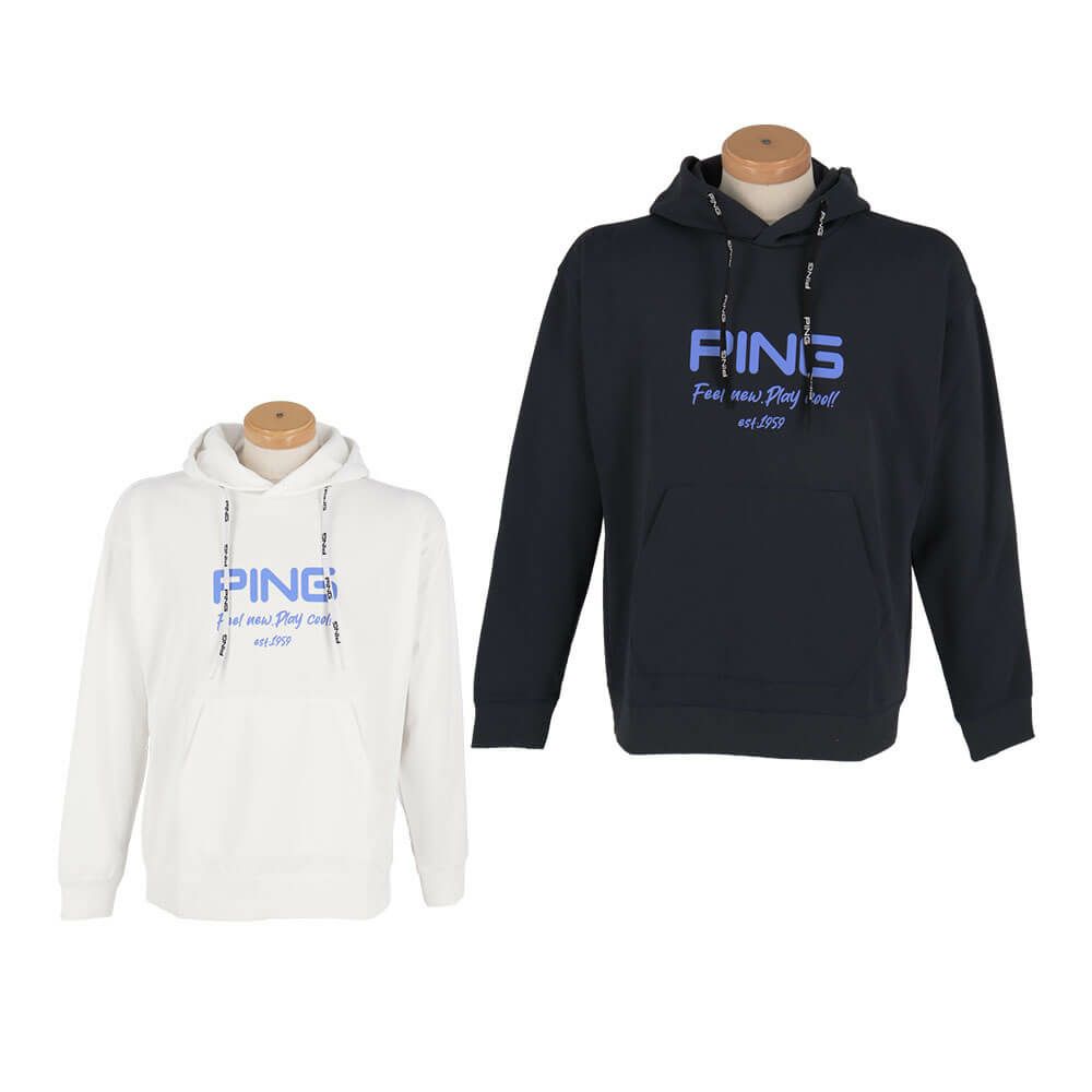 ピン PING　メンズ 全方向 ストレッチ 裏毛スウェット 長袖 フーディ プルオーバー 621-5162103　2025年モデル 詳細1