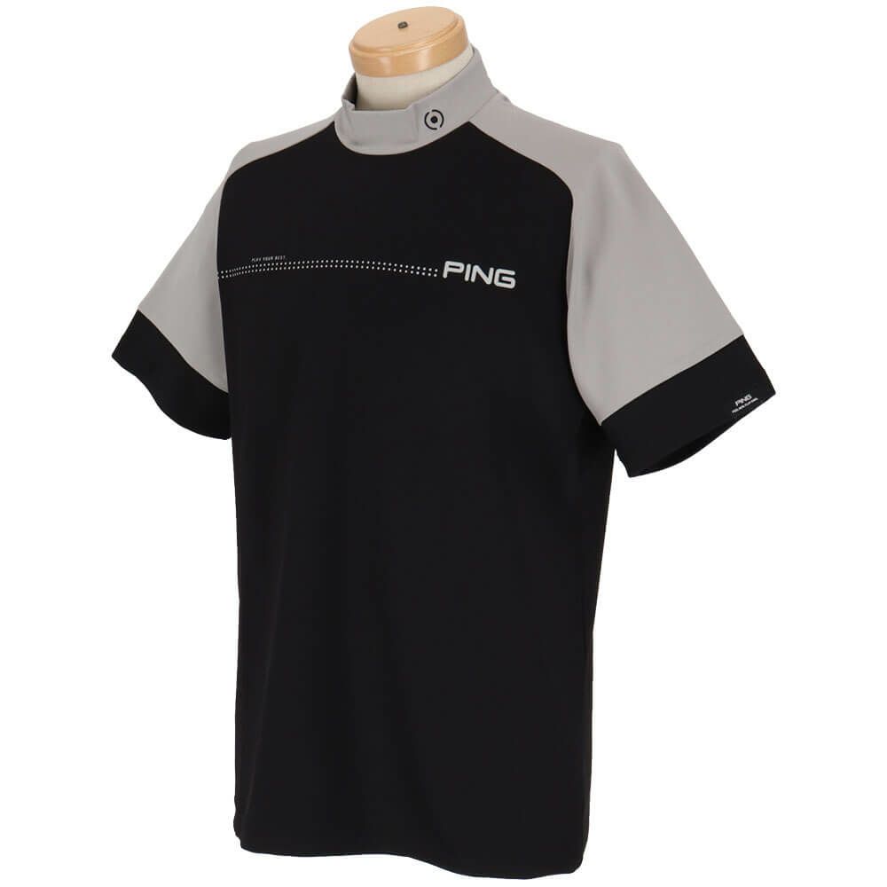 ピン PING　メンズ クイックドライ UV 半袖 ハイネックシャツ 621-5167303　2025年モデル 詳細4