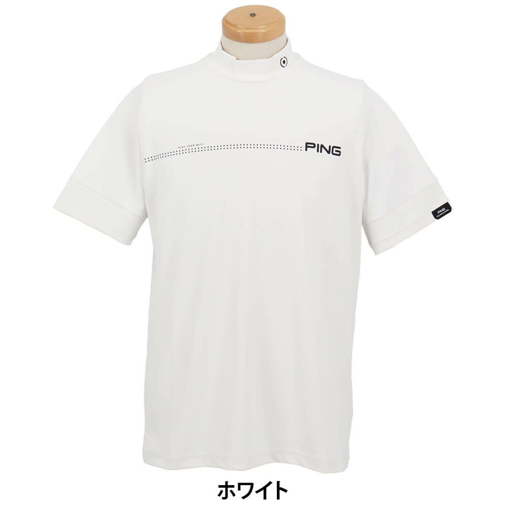 ピン PING　メンズ クイックドライ UV 半袖 ハイネックシャツ 621-5167303　2025年モデル 詳細8