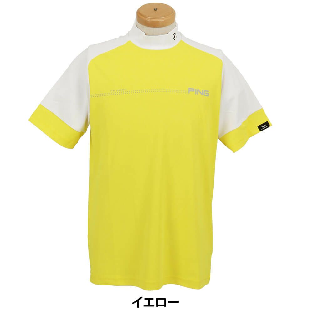 ピン PING　メンズ クイックドライ UV 半袖 ハイネックシャツ 621-5167303　2025年モデル 詳細11