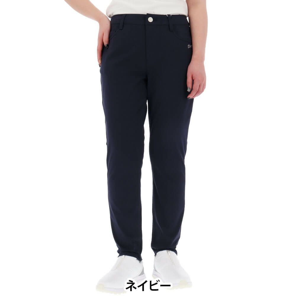 ピン PING　レディース ロゴ刺繍 全方向ストレッチ ライトテーパード 5ポケット ロングパンツ 622-5131200　2025年モデル 詳細2