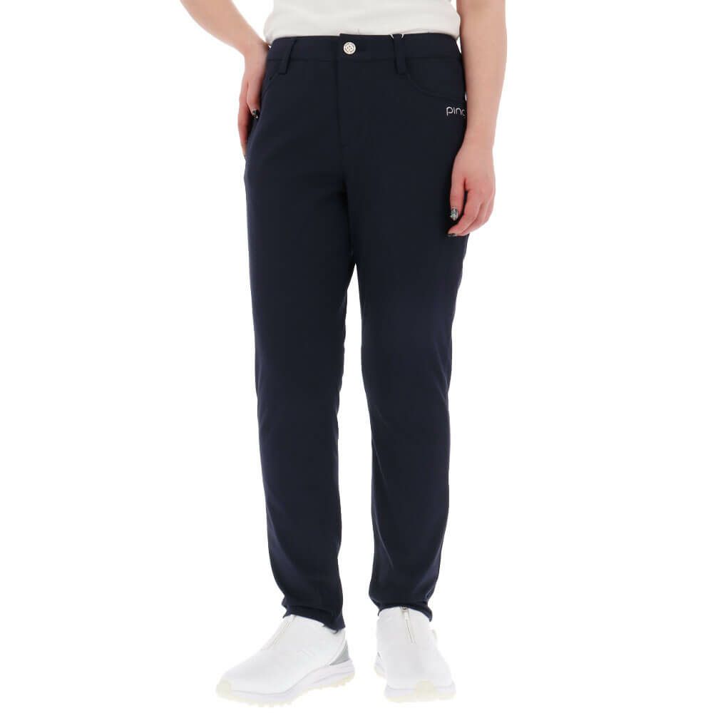 ピン PING　レディース ロゴ刺繍 全方向ストレッチ ライトテーパード 5ポケット ロングパンツ 622-5131200　2025年モデル 詳細4