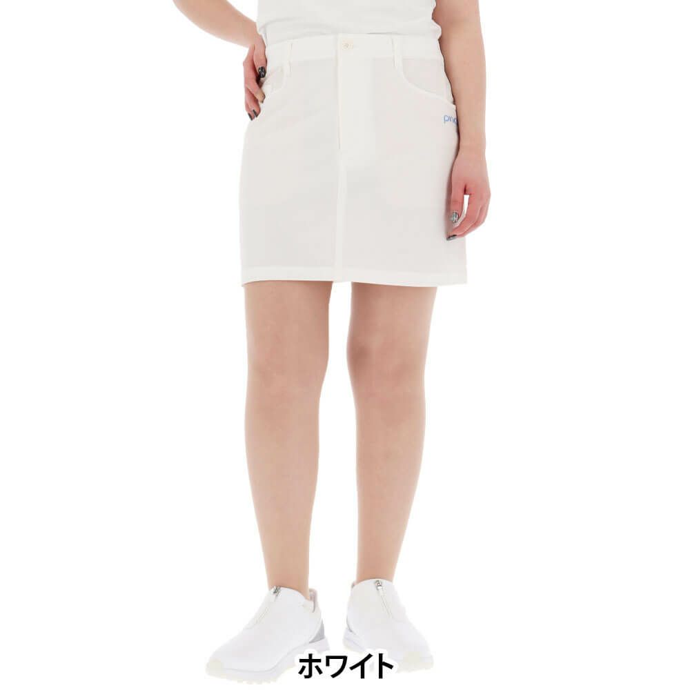 ピン PING　レディース ロゴ刺繍 全方向ストレッチ 二重織 台形 スカート 622-5134104　2025年モデル 詳細5