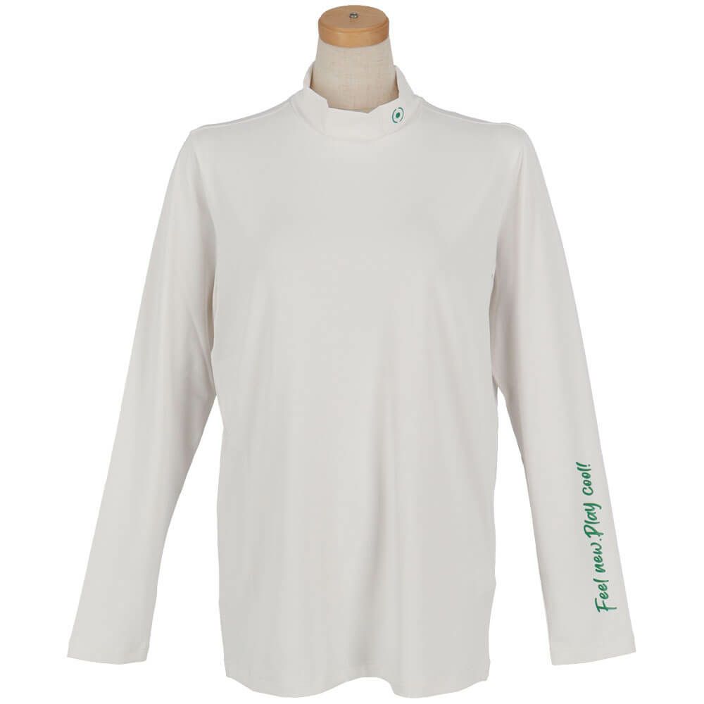 ピン PING　レディース 半袖 ポロシャツ & 長袖 ハイネックインナーシャツ レイヤード ツインセット 622-5160202　2025年モデル 詳細5