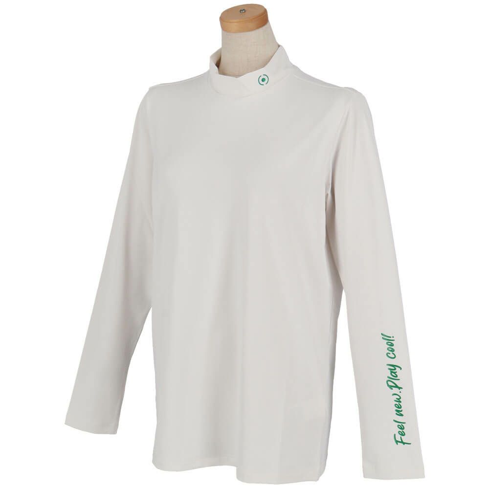 ピン PING　レディース 半袖 ポロシャツ & 長袖 ハイネックインナーシャツ レイヤード ツインセット 622-5160202　2025年モデル 詳細7