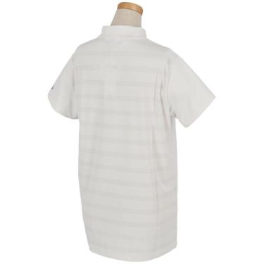 ピン PING　レディース メッシュ ボーダージャガード 半袖 ハイネック シャツ 622-5167100　2025年モデル 詳細6