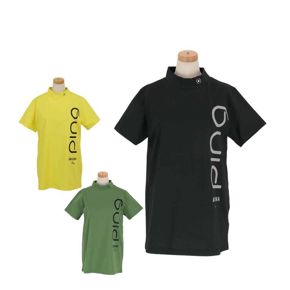 ピン PING　レディース エコブルー 半袖 ハイネックシャツ 622-5167202　2025年モデル 詳細1