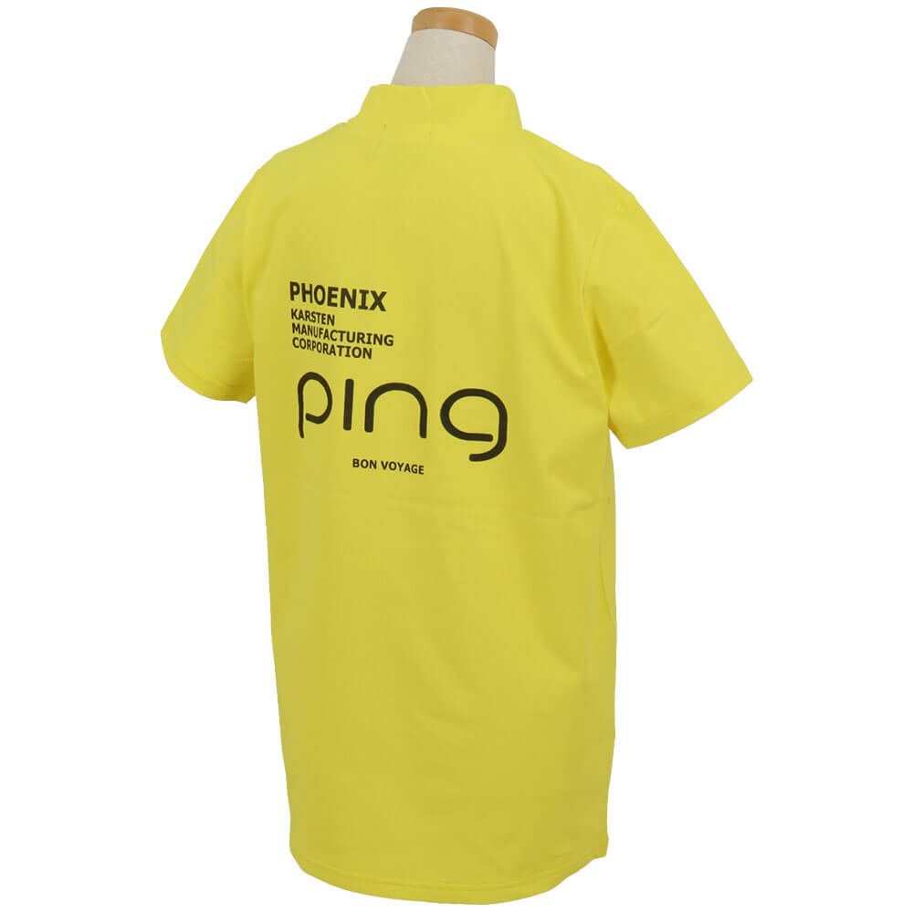 ピン PING　レディース エコブルー 半袖 ハイネックシャツ 622-5167202　2025年モデル 詳細6