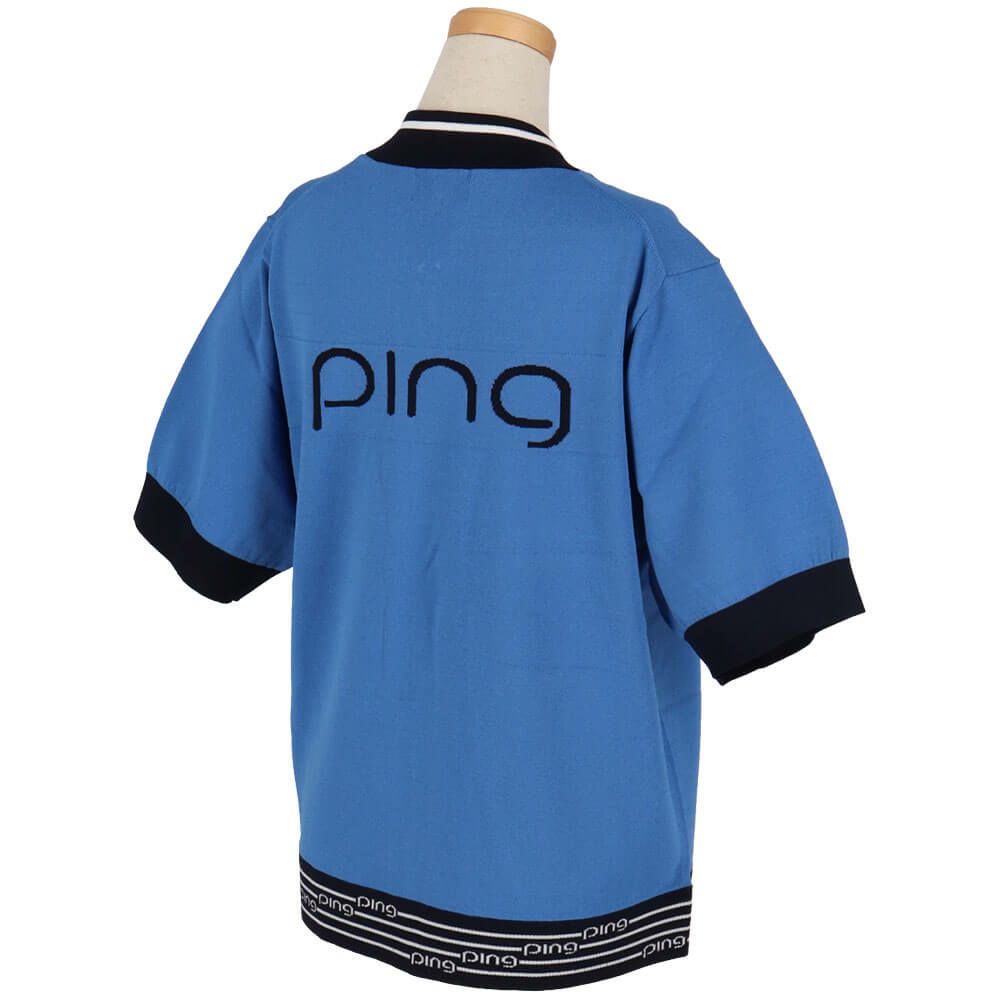 ピン PING　レディース フルジップニット 半袖 ブルゾン 622-5172200　2025年モデル 詳細3