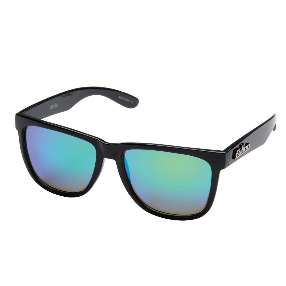 フローン Fullon　サングラス FBL 043-35 ブラック/グリーンミラー 詳細1
