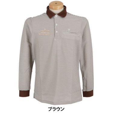 マンシングウェア Munsingwear　メンズ ボーダー柄 長袖 ポロシャツ MGMXJB05　2024年モデル 詳細5