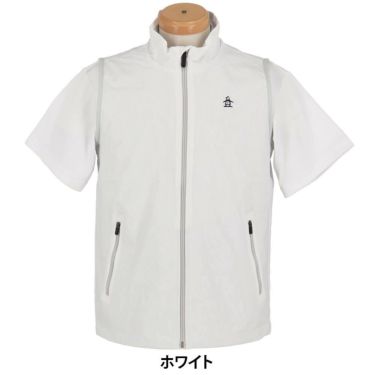 マンシングウェア Munsingwear　メンズ ストレッチ エンボス柄 ベスト MGMXJK50　2024年モデル 詳細5