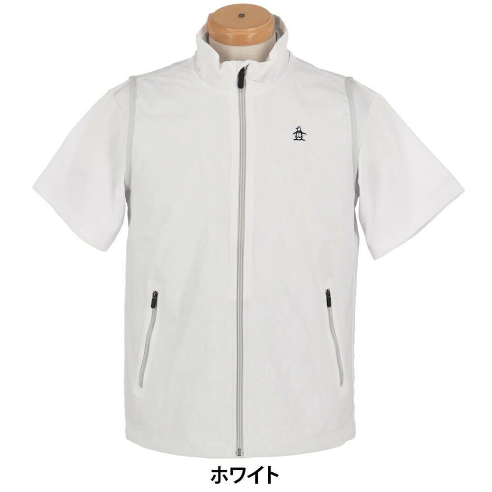 マンシングウェア Munsingwear　メンズ ストレッチ エンボス柄 ベスト MGMXJK50　2024年モデル 詳細5