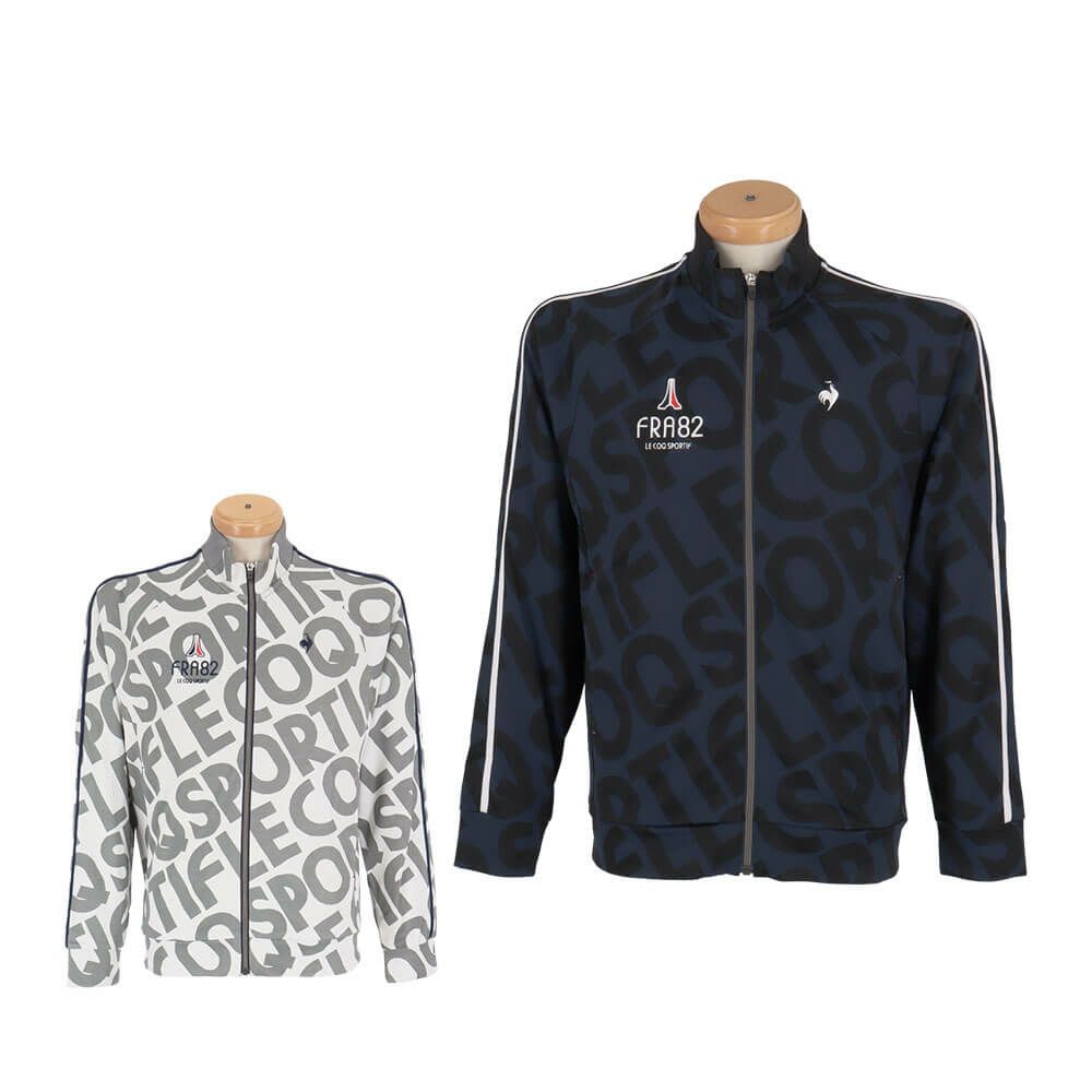 ルコック Le coq sportif　メンズ ロゴジャガード 長袖 ブルゾン QGMXJL53　2024年モデル