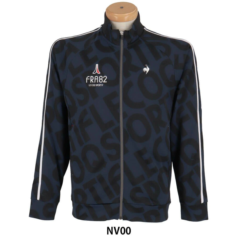 ルコック Le coq sportif　メンズ ロゴジャガード 長袖 ブルゾン QGMXJL53　2024年モデル 詳細2