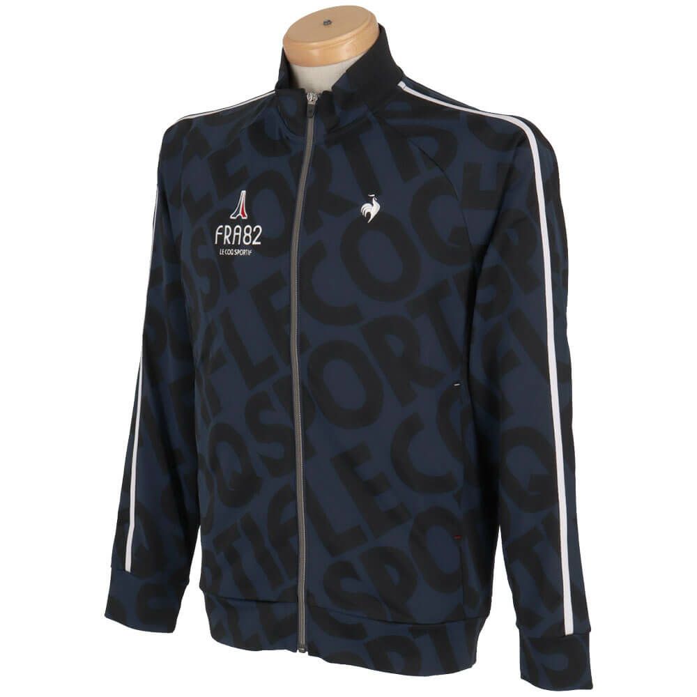 ルコック Le coq sportif　メンズ ロゴジャガード 長袖 ブルゾン QGMXJL53　2024年モデル 詳細4
