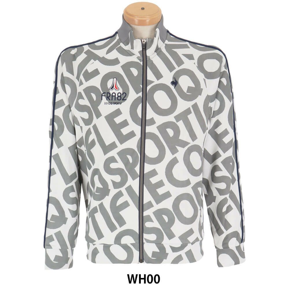 ルコック Le coq sportif　メンズ ロゴジャガード 長袖 ブルゾン QGMXJL53　2024年モデル 詳細5