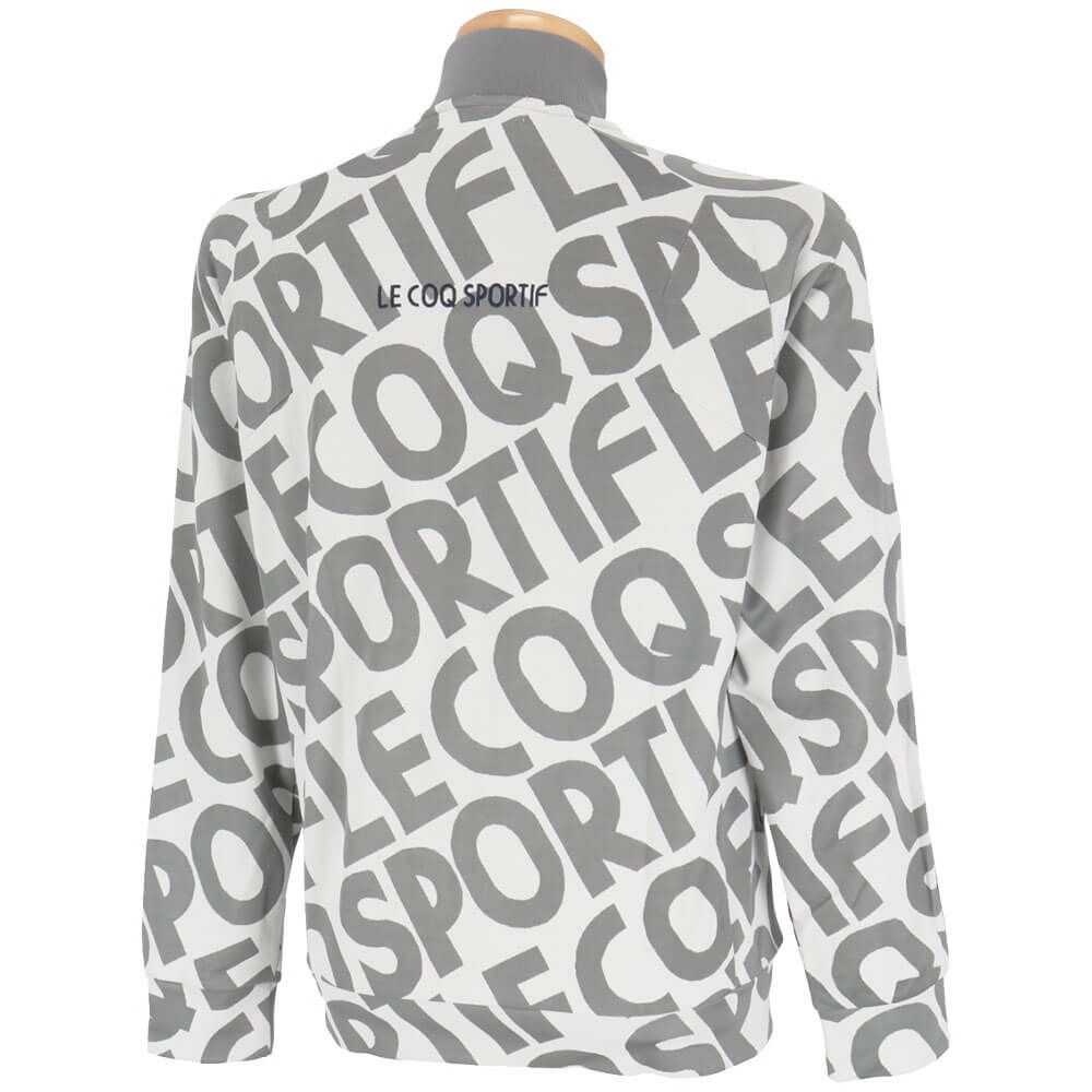ルコック Le coq sportif　メンズ ロゴジャガード 長袖 ブルゾン QGMXJL53　2024年モデル 詳細6