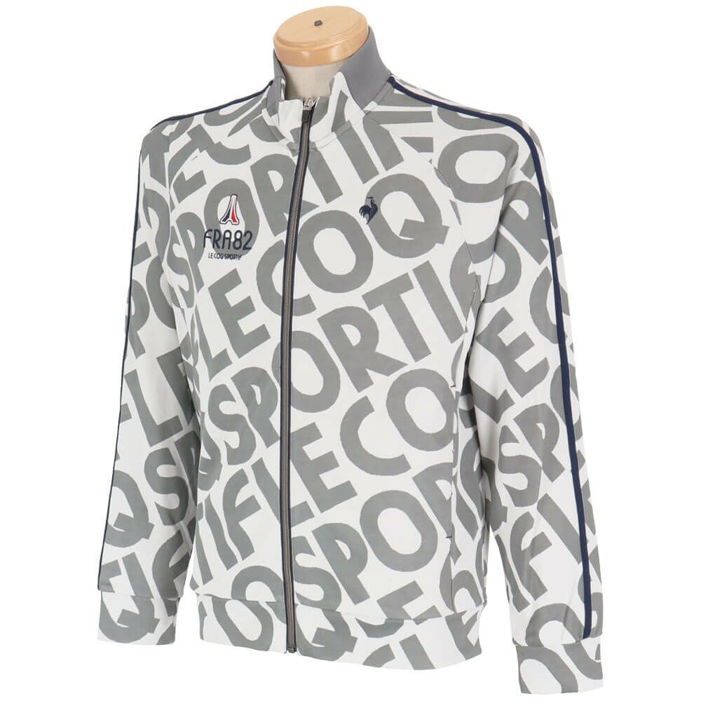 ルコック Le coq sportif　メンズ ロゴジャガード 長袖 ブルゾン QGMXJL53　2024年モデル 詳細7