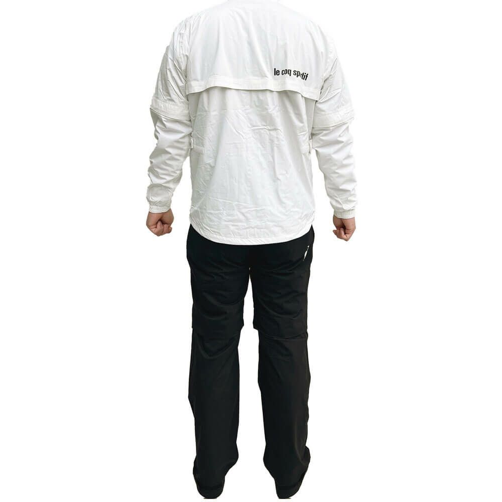 ルコック Le coq sportif　メンズ 2WAY レインウェア 上下セット QGMXJH10W 2024年モデル 詳細9