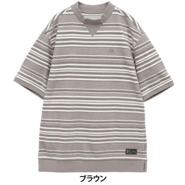 トラヴィスマシュー Travis Mathew　メンズ パイルボーダー 半袖 モックネックシャツ 7AL015　2025年モデル 詳細2