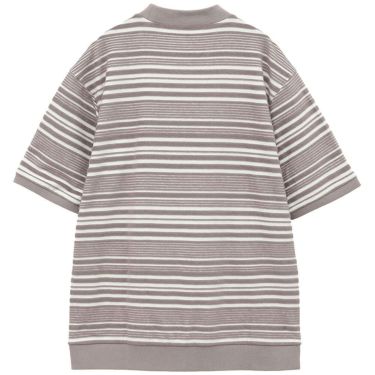 トラヴィスマシュー Travis Mathew　メンズ パイルボーダー 半袖 モックネックシャツ 7AL015　2025年モデル 詳細3