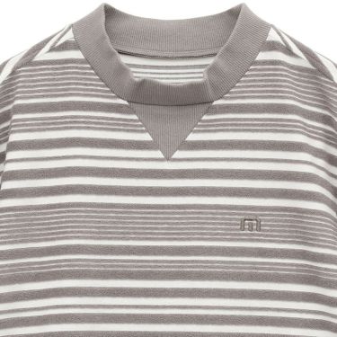 トラヴィスマシュー Travis Mathew　メンズ パイルボーダー 半袖 モックネックシャツ 7AL015　2025年モデル 詳細4