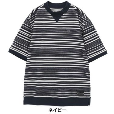 トラヴィスマシュー Travis Mathew　メンズ パイルボーダー 半袖 モックネックシャツ 7AL015　2025年モデル 詳細6