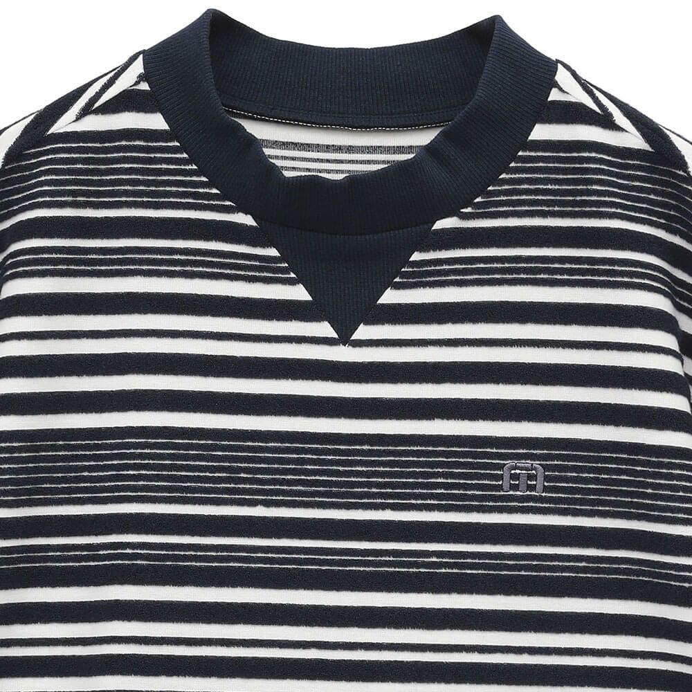 トラヴィスマシュー Travis Mathew　メンズ パイルボーダー 半袖 モックネックシャツ 7AL015　2025年モデル 詳細8