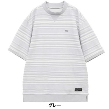 トラヴィスマシュー Travis Mathew　メンズ パイルボーダー 半袖 モックネックシャツ 7AL015　2025年モデル 詳細9