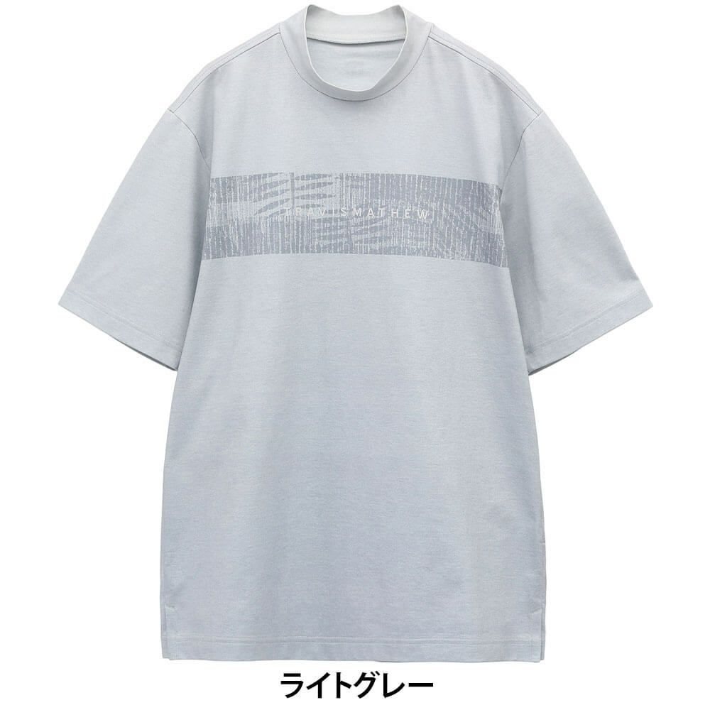 トラヴィスマシュー Travis Mathew　メンズ チェストプリント 半袖 モックネックシャツ 7AL016　2025年モデル 詳細2