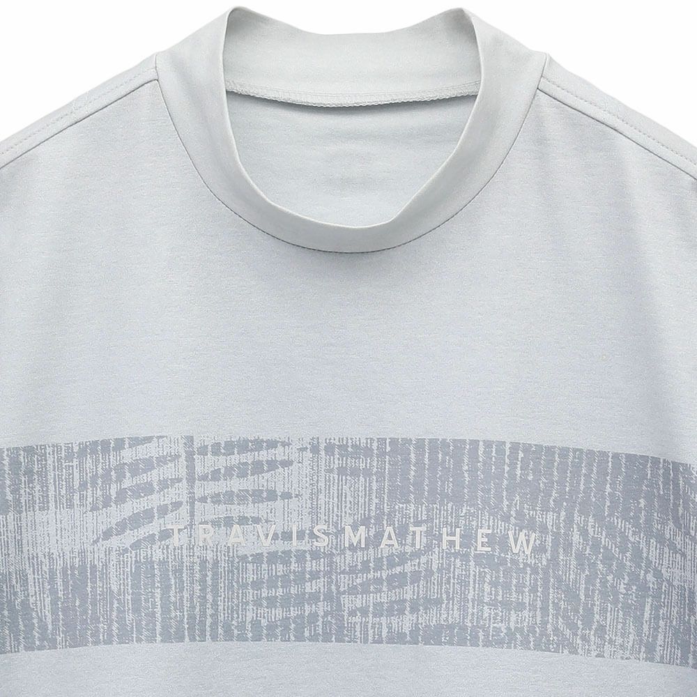 トラヴィスマシュー Travis Mathew　メンズ チェストプリント 半袖 モックネックシャツ 7AL016　2025年モデル 詳細4
