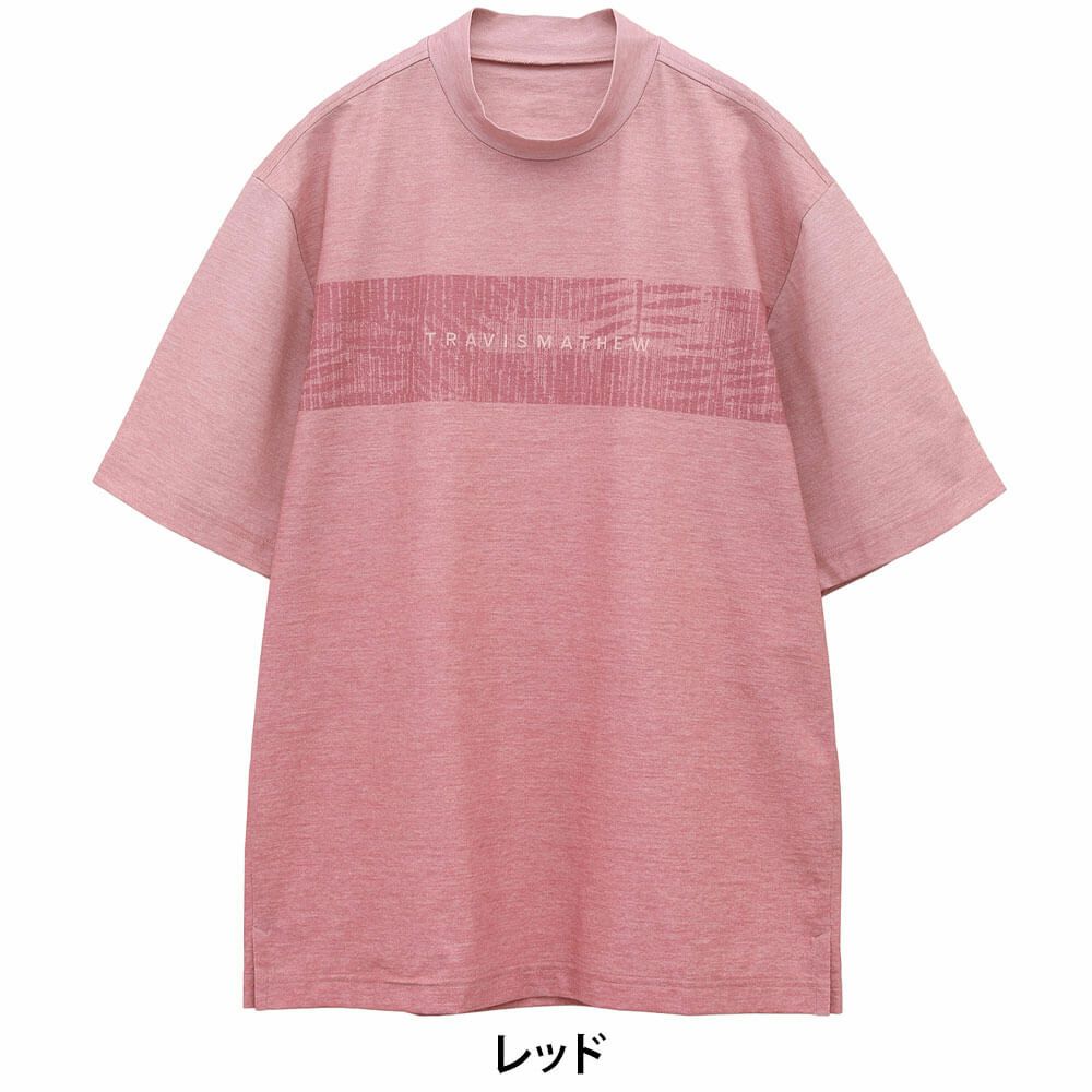 トラヴィスマシュー Travis Mathew　メンズ チェストプリント 半袖 モックネックシャツ 7AL016　2025年モデル 詳細7