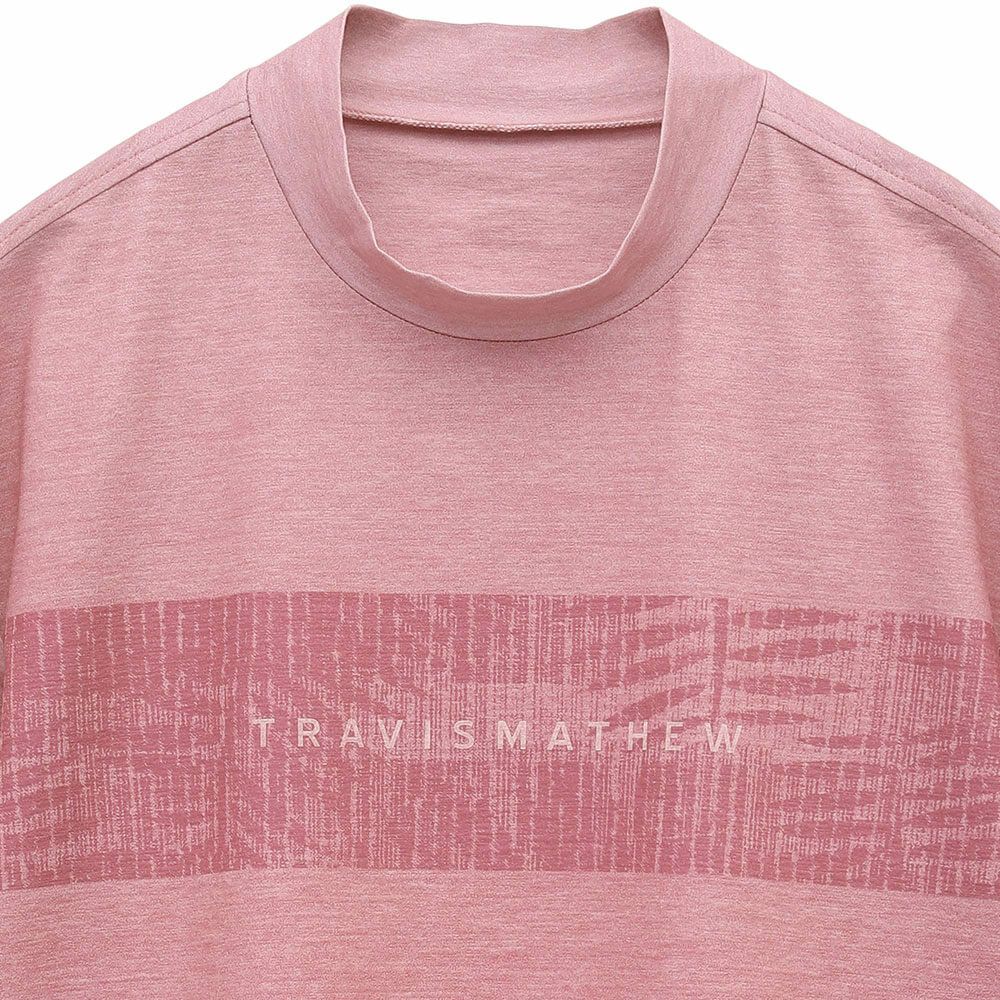 トラヴィスマシュー Travis Mathew　メンズ チェストプリント 半袖 モックネックシャツ 7AL016　2025年モデル 詳細9