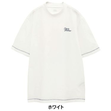 トラヴィスマシュー Travis Mathew　メンズ チェーンステッチ レトロプリント 半袖 モックネックシャツ 7AL024　2025年モデル 詳細2