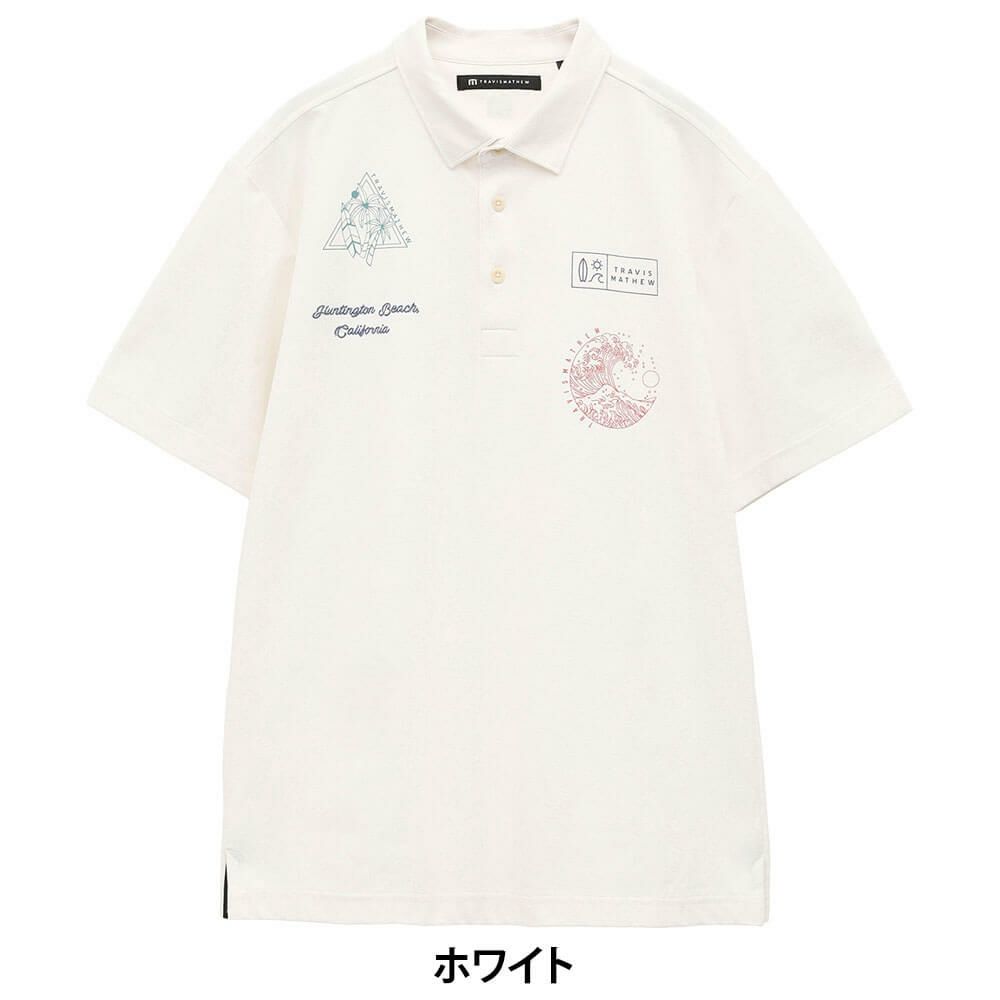 トラヴィスマシュー Travis Mathew　メンズ スキャッタープリント 半袖 ポロシャツ 7AL029　2025年モデル 詳細2