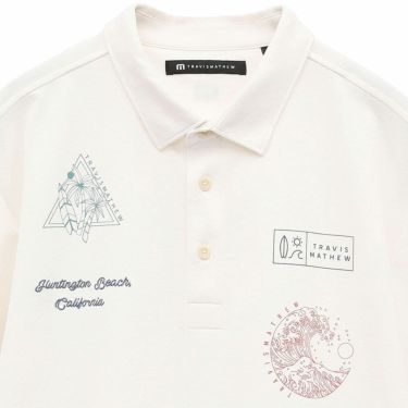 トラヴィスマシュー Travis Mathew　メンズ スキャッタープリント 半袖 ポロシャツ 7AL029　2025年モデル 詳細4
