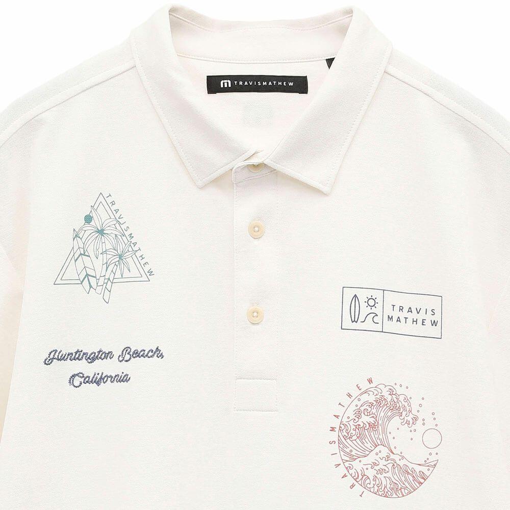 トラヴィスマシュー Travis Mathew　メンズ スキャッタープリント 半袖 ポロシャツ 7AL029　2025年モデル 詳細4