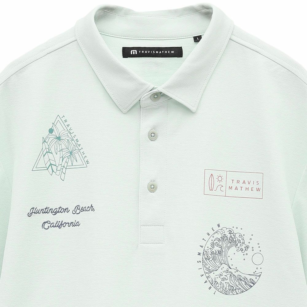 トラヴィスマシュー Travis Mathew　メンズ スキャッタープリント 半袖 ポロシャツ 7AL029　2025年モデル 詳細9