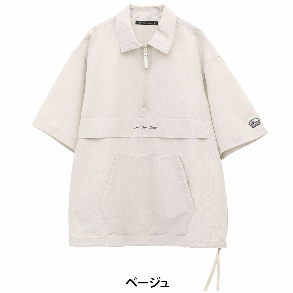 トラヴィスマシュー Travis Mathew　メンズ 半袖 クオータージップ ジャケット 7AL022　2025年モデル 詳細2