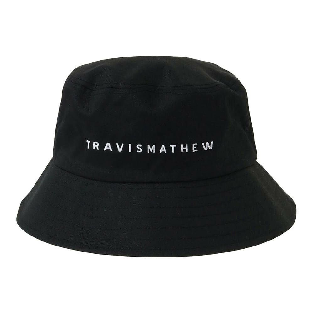 トラヴィスマシュー Travis Mathew　メンズ ベーシック ロゴ刺 ハット 7AL944 0BLK ブラック　2025年モデル 詳細1