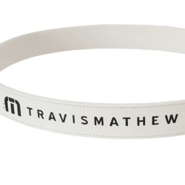 トラヴィスマシュー Travis Mathew　メンズ  セレーション ベルト 7AK080 1WHT ホワイト　2025年モデル ホワイト 詳細4