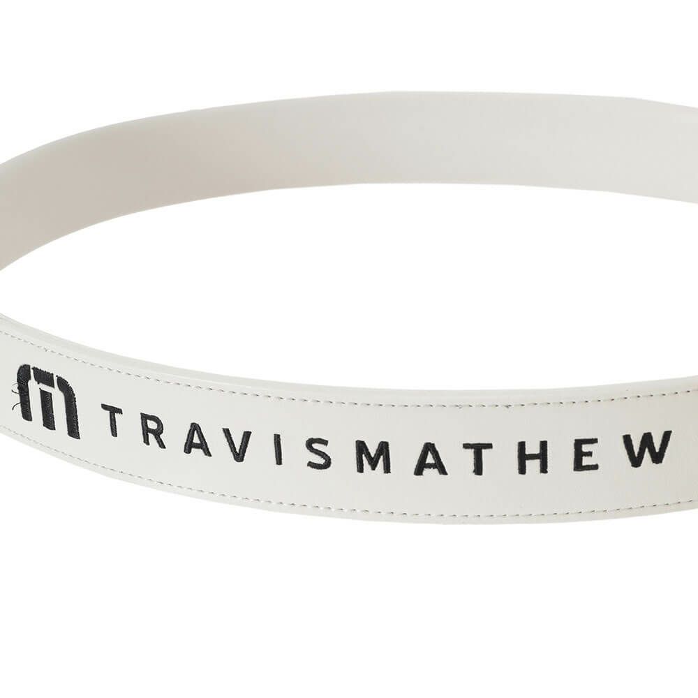 トラヴィスマシュー Travis Mathew　メンズ  セレーション ベルト 7AK080 1WHT ホワイト　2025年モデル ホワイト 詳細4