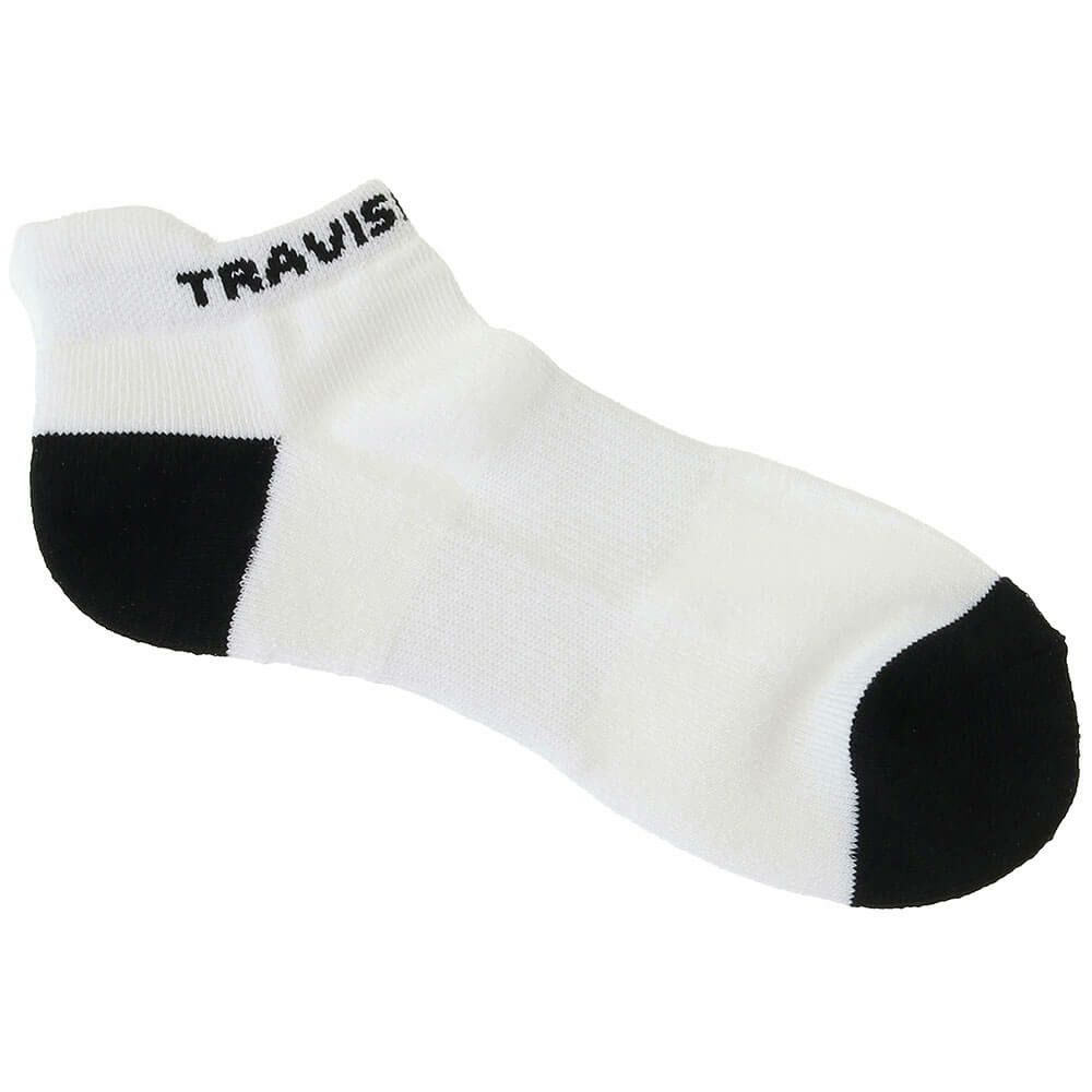 トラヴィスマシュー Travis Mathew　メンズ バイカラー アンクル ソックス 7AL091 0BLK ブラック　2025年モデル ブラック