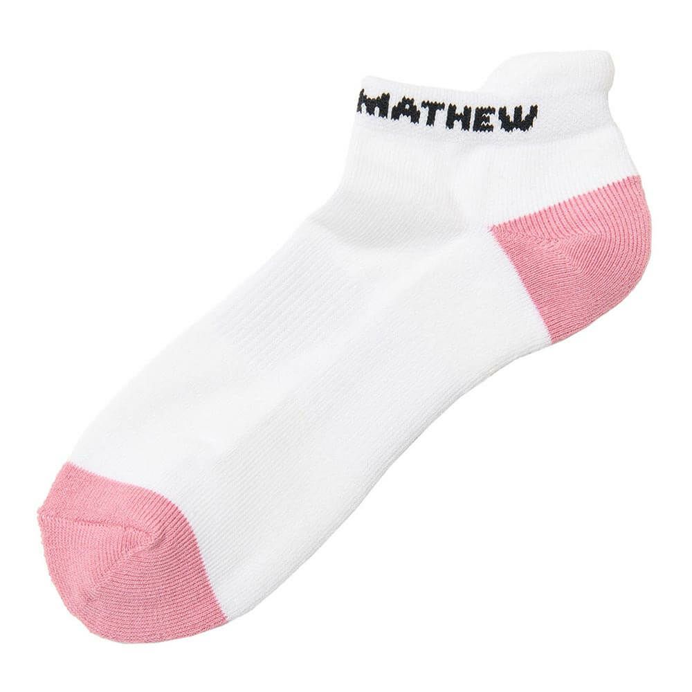 トラヴィスマシュー Travis Mathew　メンズ バイカラー アンクル ソックス 7AL091 6GNR レッド　2025年モデル 詳細1