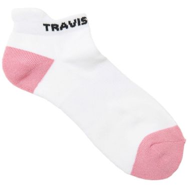 トラヴィスマシュー Travis Mathew　メンズ バイカラー アンクル ソックス 7AL091 6GNR レッド　2025年モデル 詳細2