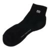 トラヴィスマシュー Travis Mathew　メンズ ショート ソックス 7AL092 0BLK ブラック　2025年モデル 詳細1