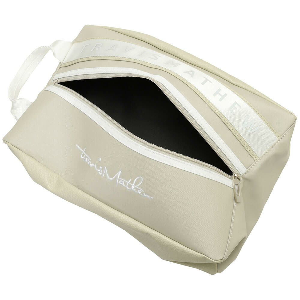 トラヴィスマシュー Travis Mathew　メンズ RTM シューズケース 7AL906 2KHK ベージュ　2025年モデル 詳細4