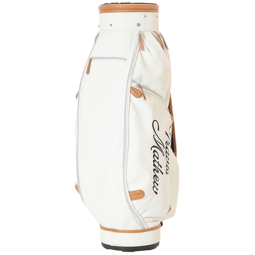トラヴィスマシュー Travis Mathew　メンズ CANVAS キャディバッグ 7AL902 1WHT ホワイト　2025年モデル 詳細2